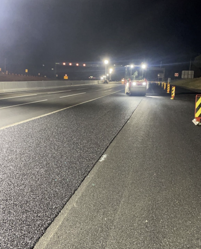 Monash Freeway Asphalt Works Melbourne Paving